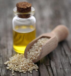 "روغن کنجد طبیعی پرس سرد برند درخشنده"